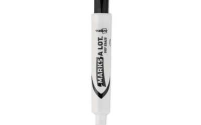 Marks A Lot Desk-Style Dry Erase Marker Value Pack, Broad Chisel Tip, Black, 36/pack (98207)