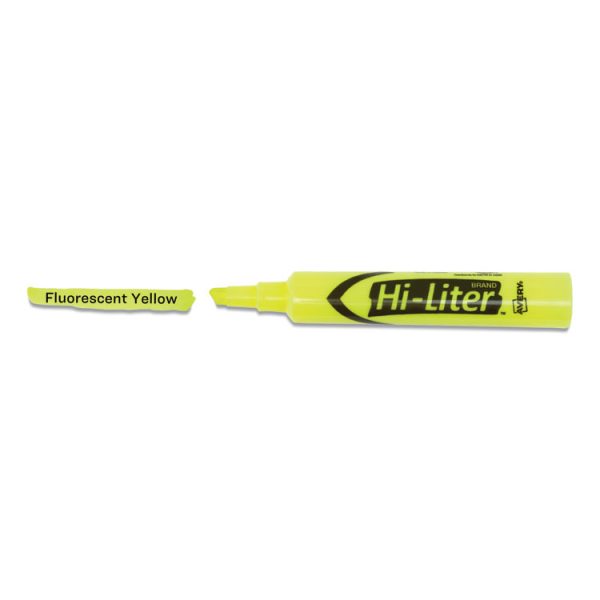 Hi-Liter Desk-Style Highlighter Value Pack, Fluorescent Yellow Ink, Chisel Tip, Yellow/black Barrel, 36/box - Image 9