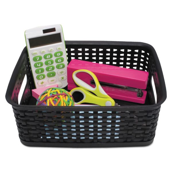 Weave Bins, 9.88 X 7.38 X 4, Black, 3/pack - Image 3