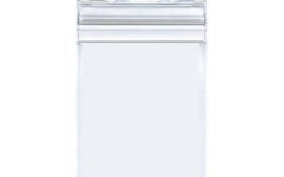 Resealable ID Badge Holders, Vertical Orientation, Transparent Frost 2.68″ x 5″ Holder, 2.38″ x 3.75″ Insert, 50/Pack