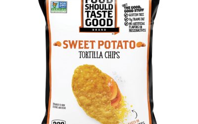 Tortilla Chips, Sweet Potato With Sea Salt, 1.5 Oz, 24/carton