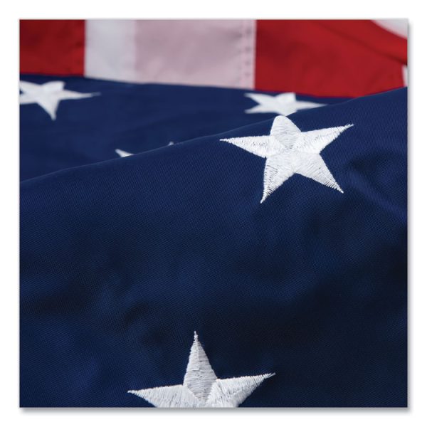 All-Weather Outdoor U.S. Flag, 72" x 48", Heavyweight Nylon - Image 3