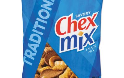 Chex Mix, Traditional Flavor Trail Mix, 3.75 Oz Bag, 8/box