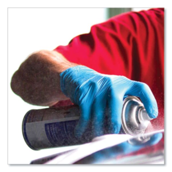 Industrial Nitrile Gloves, Powder-Free, 3 mil, Small, Blue, 100/Box, 10 Boxes/Carton - Image 3