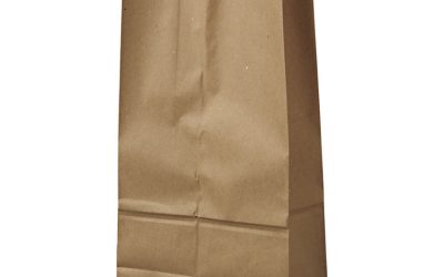Grocery Paper Bags, 40 lb Capacity, #16, 7.75″ x 4.81″ x 16″, Kraft, 500 Bags