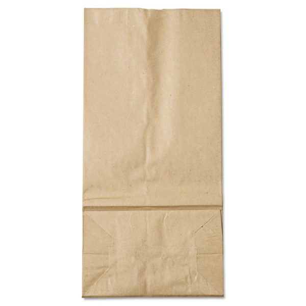 Grocery Paper Bags, 40 lb Capacity, #16, 7.75" x 4.81" x 16", Kraft, 500 Bags - Image 2