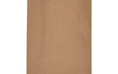 Grocery Paper Bags, 30 lb Capacity, #3, 4.75″ x 2.94″ x 8.56″, Kraft, 500 Bags