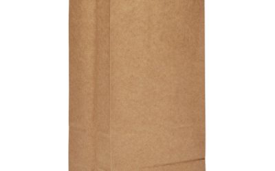 Grocery Paper Bags, 35 lb Capacity, #8, 6.13″ x 4.17″ x 12.44″, Kraft, 2,000 Bags
