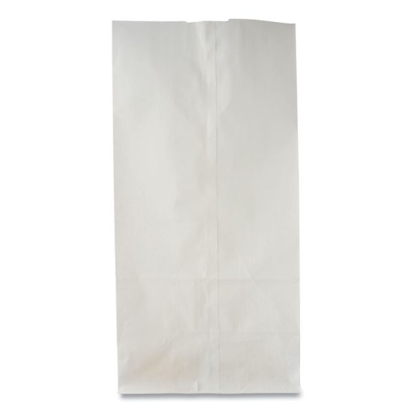 Grocery Paper Bags, 35 lb Capacity, #6, 6" x 3.63" x 11.06", White, 500 Bags - Image 4
