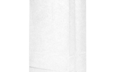 Grocery Paper Bags, 35 lb Capacity, #8, 6.13″ x 4.17″ x 12.44″, White, 500 Bags