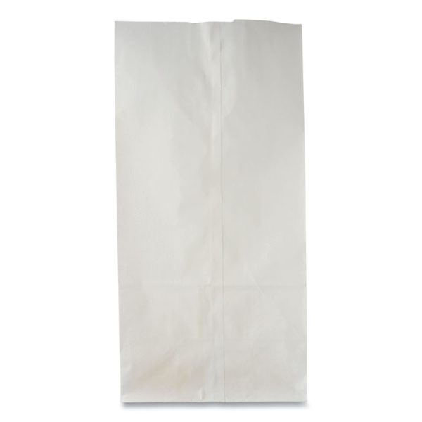 Grocery Paper Bags, 35 lb Capacity, #8, 6.13" x 4.17" x 12.44", White, 500 Bags - Image 4