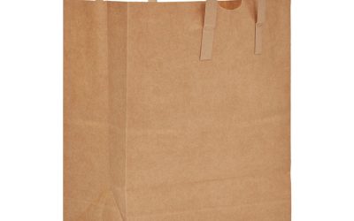 Handle Bag, 17.75 x 21, Brown, 400/Bundle