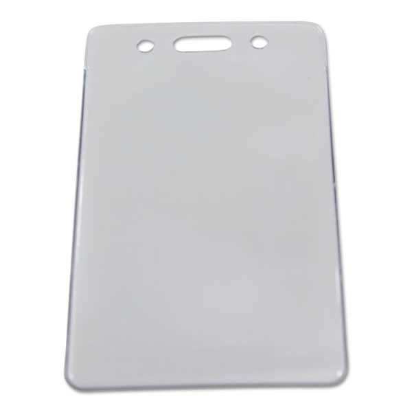 Sicurix Proximity Badge Holder, Vertical, 2 1/2w X 4 1/2h, Clear, 50/pack - Image 3