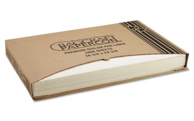 Grease-Proof Quilon Pan Liners, 16.38 X 24.38, White, 1,000 Sheets/carton