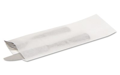 Silverware Bags, 2.25″ X 10″, White, 2,000/carton