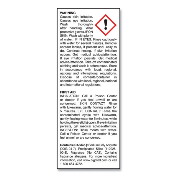 D-Vour Absorbent Powder, Lemon, 16 oz Canister, 6/Carton - Image 4