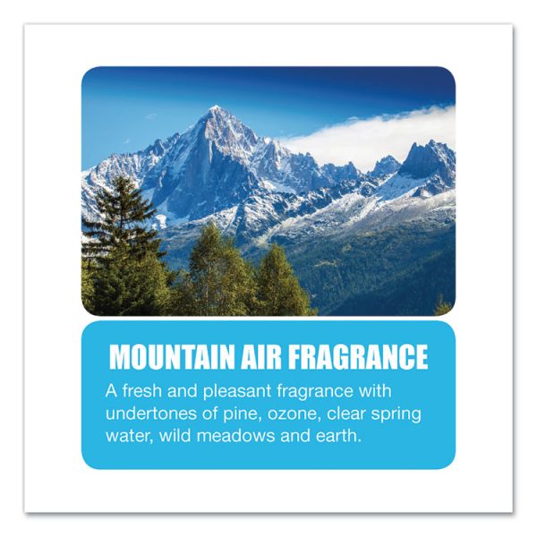 Diamond 3d Urinal Screen, Mountain Air Scent, Blue, 10/pack, 6 Packs/carton - Image 5