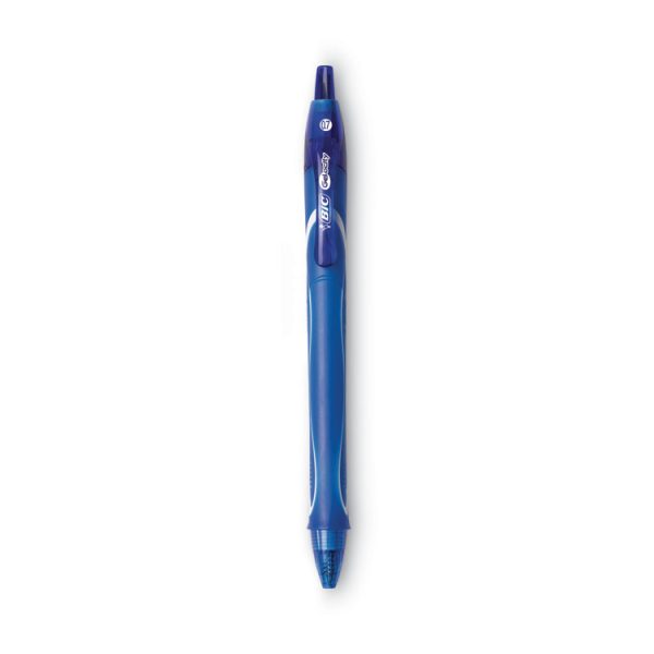 Gel-Ocity Quick Dry Gel Pen, Retractable, Medium 0.7 Mm, Blue Ink, Blue Barrel, Dozen - Image 2