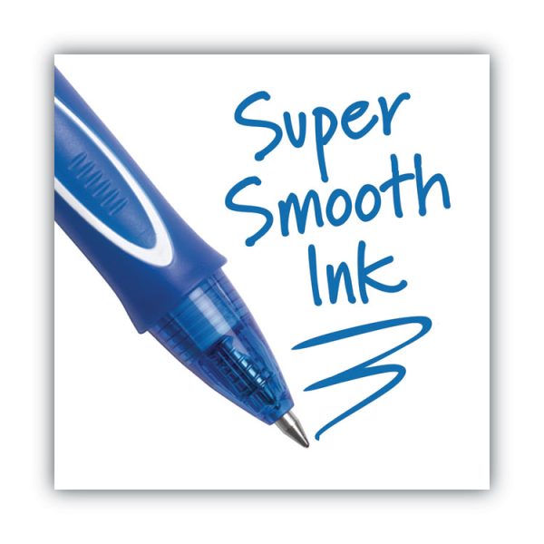 Gel-Ocity Quick Dry Gel Pen, Retractable, Medium 0.7 Mm, Blue Ink, Blue Barrel, Dozen - Image 7