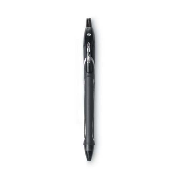 Gel-Ocity Quick Dry Gel Pen, Retractable, Medium 0.7 Mm, Black Ink, Black Barrel, Dozen - Image 5