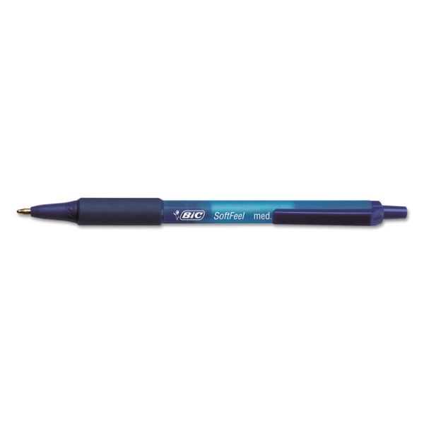 Soft Feel Ballpoint Pen Value Pack, Retractable, Medium 1 Mm, Blue Ink, Blue Barrel, 36/pack - Image 4