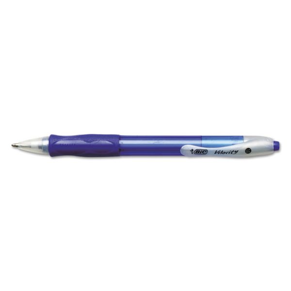 Velocity Easy Glide Ballpoint Pen Value Pack, Retractable, Medium 1 mm, Blue Ink, Translucent Blue Barrel, 36/Pack - Image 4