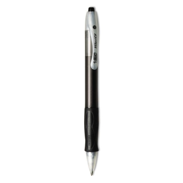 Velocity Easy Glide Ballpoint Pen Value Pack, Retractable, Medium 1 Mm, Black Ink, Black Barrel, 36/pack - Image 2