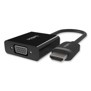 HDMI to VGA + 3.5mm Audio Adapter, 5", Black