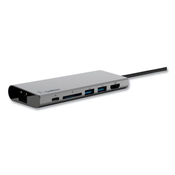 Usb-C Multimedia Hub, 6 Ports, Space Gray - Image 7