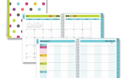 Teacher Dots Academic Year Create-Your-Own Cover Weekly/Monthly Planner, 11 x 8.5, 12-Month (July to June): 2023 to 2024