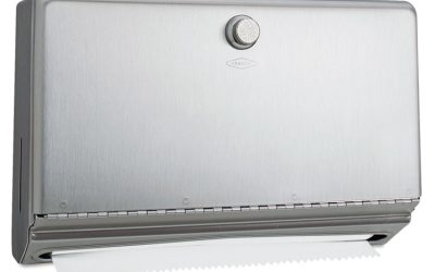 Surface-Mounted Paper Towel Dispenser, 10.75 X 4 X 7.13, Stainless Steel