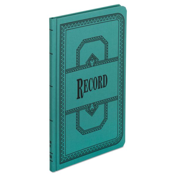 Account Record Book, Record-Style Rule, Blue Cover, 11.75 X 7.25 Sheets, 150 Sheets/book - Image 2