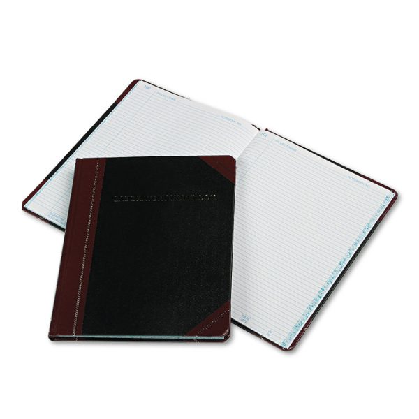 Laboratory Notebook, Data/Lab-Record Format, Black/Red Cover, (150) 10.38 x 8.13 Sheets - Image 2