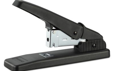 Stanley Nojam Desktop Heavy-Duty Stapler, 60-Sheet Capacity, Black
