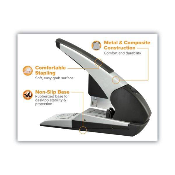 Auto 180 Xtreme Duty Automatic Stapler, 180-Sheet Capacity, Silver/black - Image 5