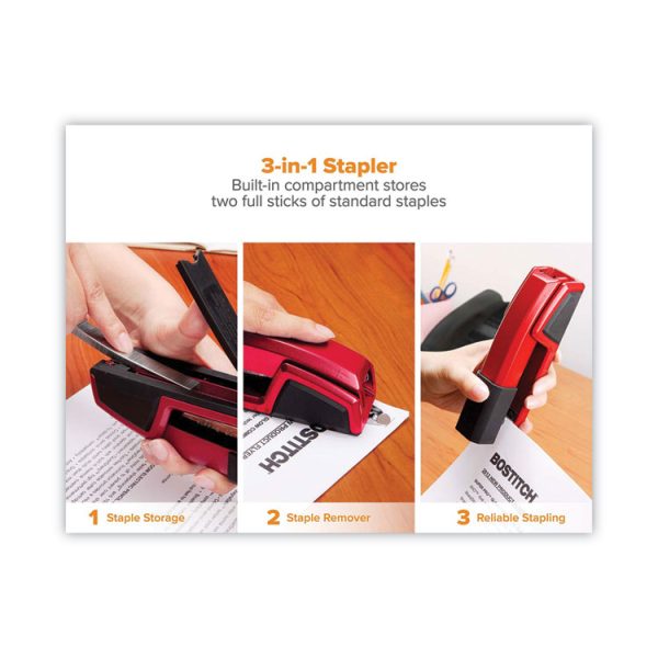 Epic Stapler, 25-Sheet Capacity, Red - Image 2