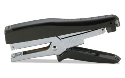 B8 Xtreme Duty Plier Stapler, 45-Sheet Capacity, 0.25″ To 0.38″ Staples, 2.5″ Throat, Black/charcoal Gray