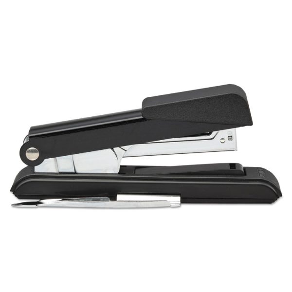 B8 Powercrown Flat Clinch Premium Stapler, 40-Sheet Capacity, Black - Image 4