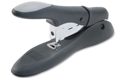 Personal Heavy-Duty 60-Sheet Stapler, 60-Sheet Capacity, Black/gray