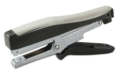 Standard Plier Stapler, 20-Sheet Capacity, 0.25″ Staples, 2.5″ Throat, Black/gray