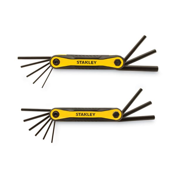 Folding Metric and SAE Hex Keys, 2/Pack, Yellow/Black - Image 3