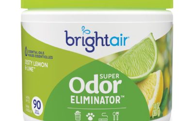 Super Odor Eliminator, Zesty Lemon And Lime, 14 Oz Jar, 6/carton