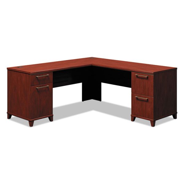 Enterprise Collection L-Desk Surface, 70.13" X 70.13" X 29.75", Harvest Cherry, (box 2 Of 2) - Image 2