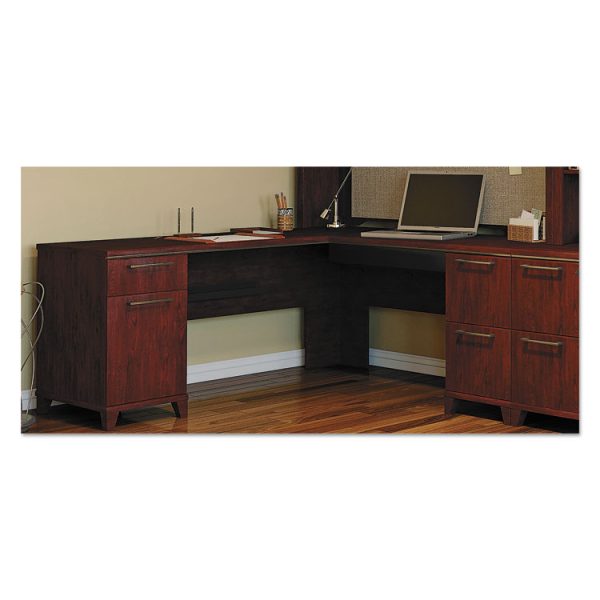 Enterprise Collection L-Desk Surface, 70.13" X 70.13" X 29.75", Harvest Cherry, (box 2 Of 2) - Image 3