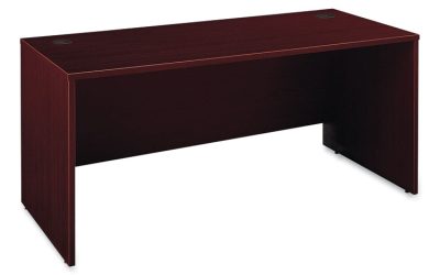 Enterprise Collection Double Pedestal Desk, 60″ X 28.63″ X 29.75″, Harvest Cherry, (box 1 Of 2)