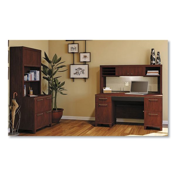 Enterprise Collection Double Pedestal Desk, 60" X 28.63" X 29.75", Harvest Cherry, (box 1 Of 2) - Image 3