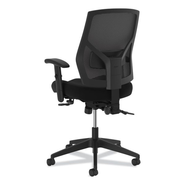 Crio High-Back Task Chair With Asynchronous Control, Supports Up To 250 Lb, 18" To 22" Seat Height, Black - Image 5