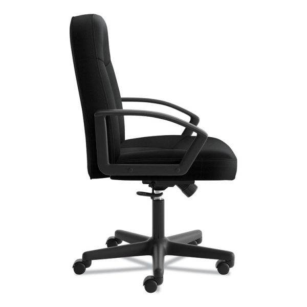 Hvl601 Series Executive High-Back Chair, Supports Up To 250 Lb, 17.44" To 20.94" Seat Height, Black - Image 3