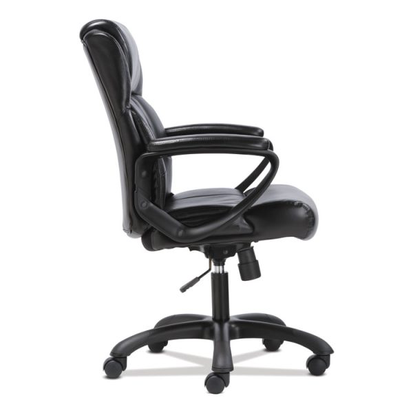 Mid-Back Executive Chair, Supports Up To 225 Lb, 19" To 23" Seat Height, Black - Image 3