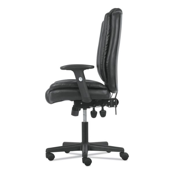 High-Back Executive Chair, Supports Up To 225 Lb, 17" To 20" Seat Height, Black - Image 5